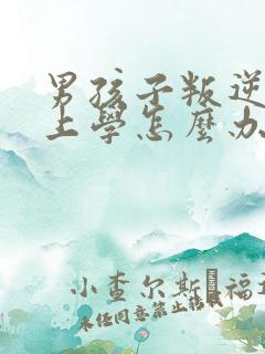 男孩子叛逆不肯上学怎么办