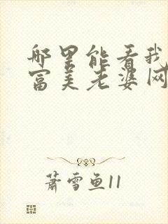 哪里能看我的白富美老婆网络小说