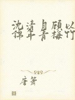 沈清月顾以辰宋锦年青梅竹马小说