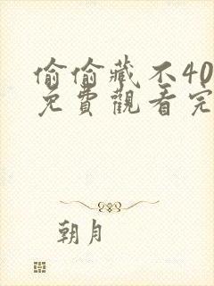 偷偷藏不40集免费观看完整版