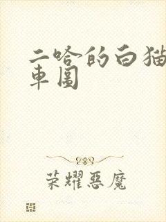 二哈的白猫师尊车图