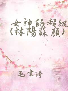 女神的超级赘婿(林阳苏颜)