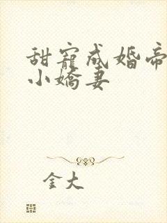 甜宠成婚帝少的小娇妻