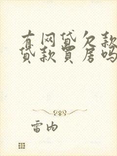 有网贷欠款可以贷款买房吗