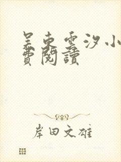 吴东云汐小说免费阅读