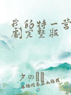 我的特一营电视剧完整版