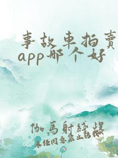 事故车拍卖平台app哪个好