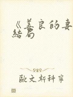 《善良的妻子》结局