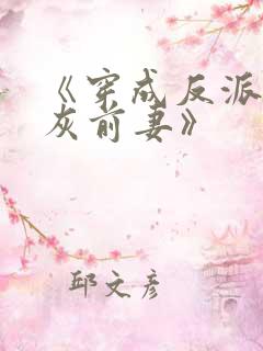 《穿成反派的炮灰前妻》