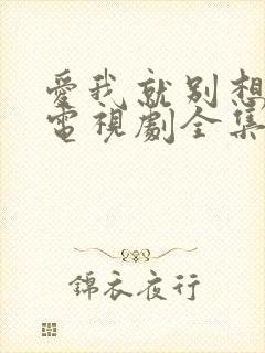 爱我就别想太多电视剧全集免费观看