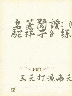 名著阅读:《骆驼祥子》练习(附答案)