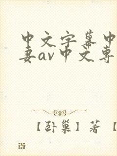 中文字幕中文人妻av中文专区