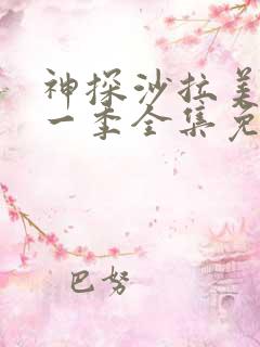 神探沙拉美剧第一季全集免费观看