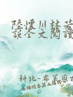 陆怀川林若晗小说全文阅读