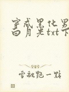 穿成黑化男主的白月光txt下载