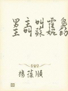 男主叫霍枭寒女主叫苏婉的小说