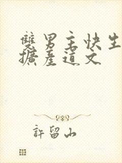 双男主快生了还扩产道文