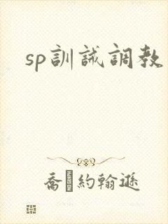sp训诫调教文