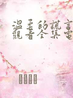 温柔的谎言免费观看全集电视剧