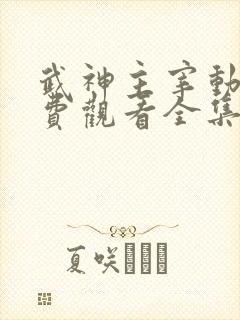 武神主宰动漫免费观看全集完整版