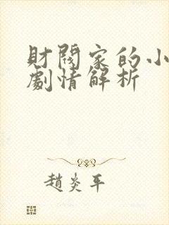 财阀家的小儿子剧情解析