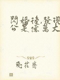 闪婚后,发现老公是亿万大佬