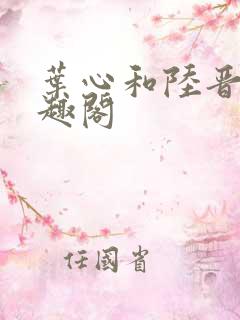 叶心和陆晋元笔趣阁