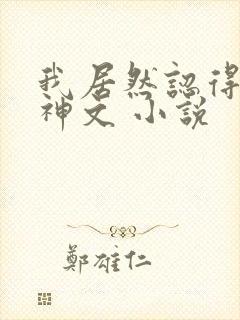 我居然认得上古神文 小说