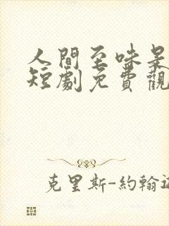 人间至味是清欢短剧免费观看