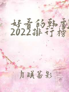 好看的韩剧推荐2022排行榜