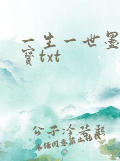 一生一世墨宝非宝txt