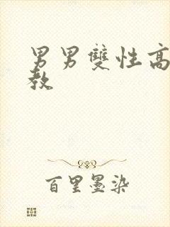 男男双性高h调教