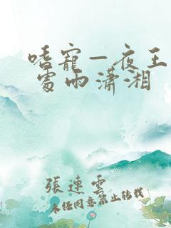 嗜宠—夜王狂妃 处雨潇湘