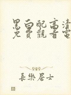 黑白配高清大全免费观看电视剧