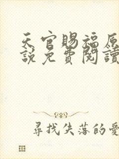 天官赐福原著小说免费阅读
