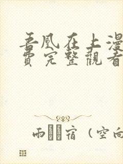 吾凰在上漫画免费完整观看