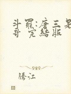 斗罗:唐三是我哥 完结版