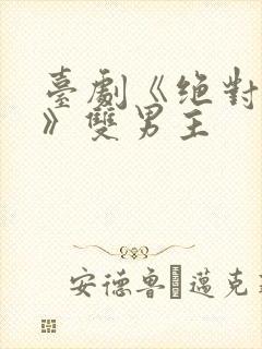 台剧《绝对控制》双男主