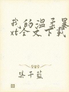 我的温柔暴君txt全文下载