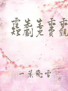 霍先生乖乖宠我短剧免费观看全集