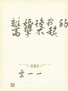 离婚后我的前妻高攀不起