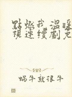 点燃我温暖你电视连续剧免费观看