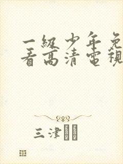 一级少年免费观看高清电视剧