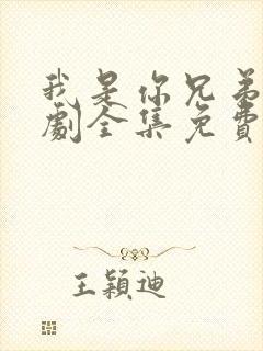 我是你兄弟电视剧全集免费观看高清