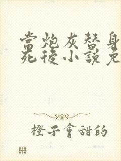 当炮灰替身的我死后小说免费阅读