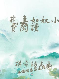 我妻如奴小雅免费阅读