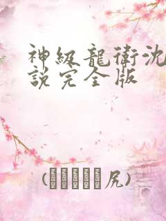 神级龙卫沈浪小说完全版