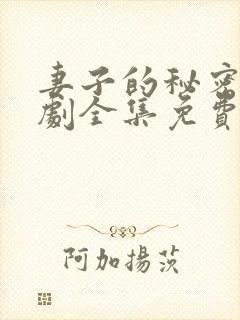 妻子的秘密电视剧全集免费观看人