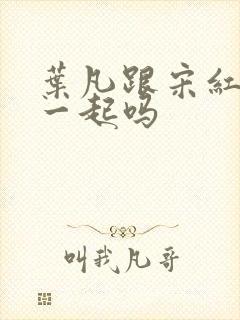 叶凡跟宋红颜在一起吗