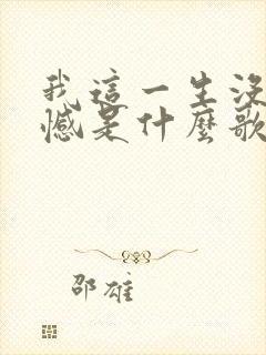 我这一生没有遗憾是什么歌